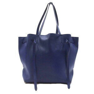 Celine Cabas Phantom Calf Leather Navy Blue
